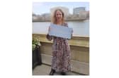 Clare Haynes at the House of Lords. Picture supplied.