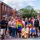 Families join for colourful Pride event last year.