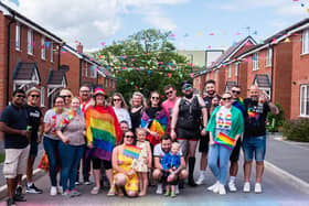 Families join for colourful Pride event last year.