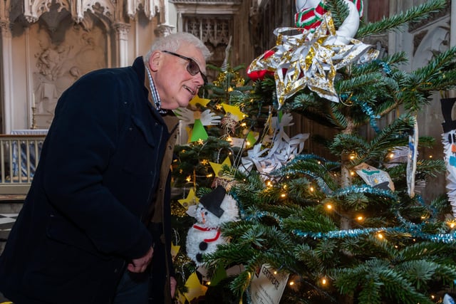 St. Marys Church, Warwick is celebrating the largest number of decorated trees ever this year, with it's annual Christmas Tree Festival, now open to the public.

Pictured: Tim Clark

Photo by Mike Baker