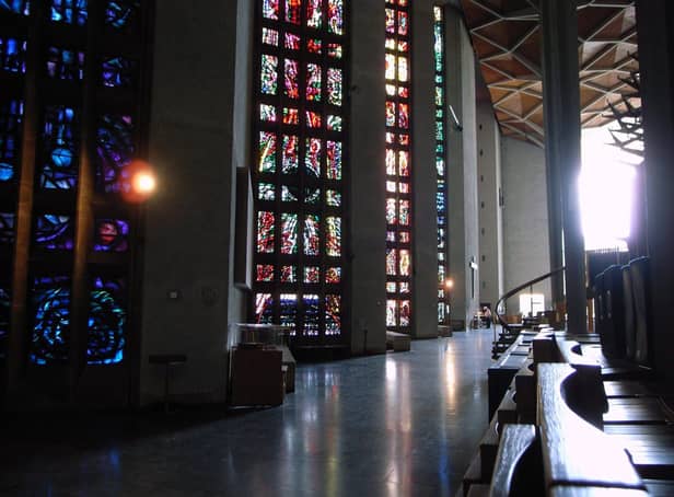 Coventry Cathedral interior by Steve Cadman