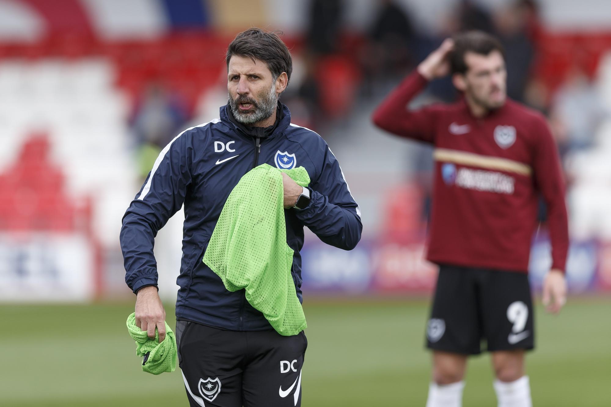 Portsmouth Manager Danny Cowley isn't expected to ring the changes against Bolton tomorrow. (Photo by Daniel Chesterton/phcimages.com)
