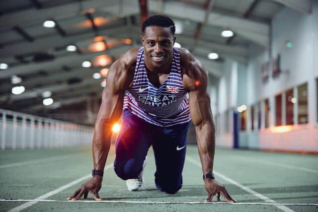 Newest Elite athlete, Harry Aikines-Aryeetey