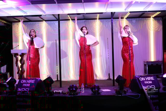The Glimmer Trio entertaining the crowd at the event. Picture courtesy of Warwick District Council.