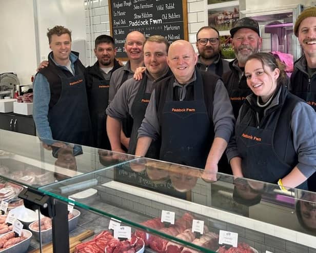 The team at Paddock Farm butchers in Brailes will be marking its 10-year anniversary.