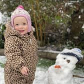 "Look what I made". This picture was sent in by Laura Reed.