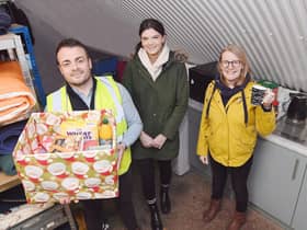 AC Lloyd helped build a new toilet and kitchen area at the storage unit of Leamington’s LWS Night Shelter. AC Lloyd also organised a food box collection in December, with the donations given as part of the LWS reverse advent calendar. Photo supplied