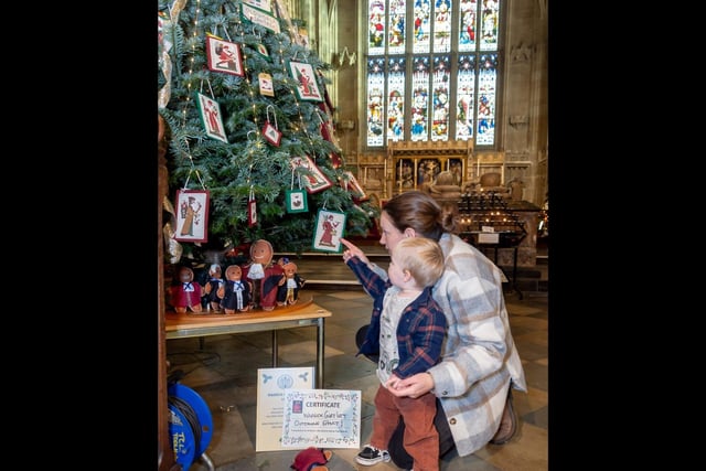 St. Marys Church, Warwick is celebrating the largest number of decorated trees ever this year, with it's annual Christmas Tree Festival, now open to the public.

Pictured: Caleb & Alex

Photo by Mike Baker