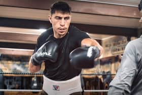 Leamington boxing hero Lewis Williams is appealing for more sponsorship to help safeguard the long-term future of Cleary's Boxing Gym, which trained him. Picture supplied.