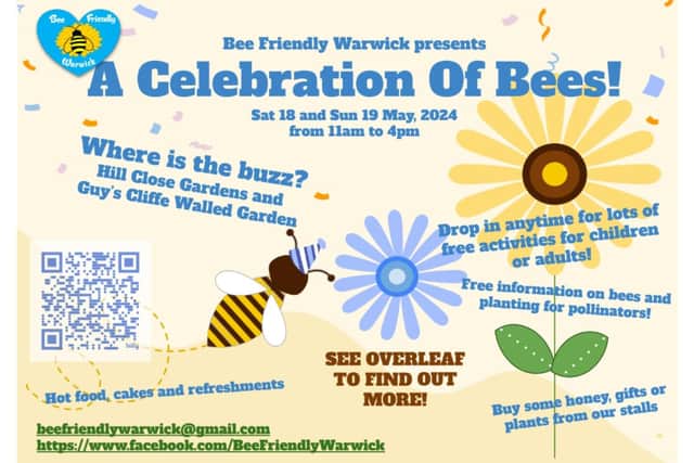 Bee Friendly Warwick is holding a weekend of ‘bee-themed’ activities at gardens in Warwick later this month. Photo supplied