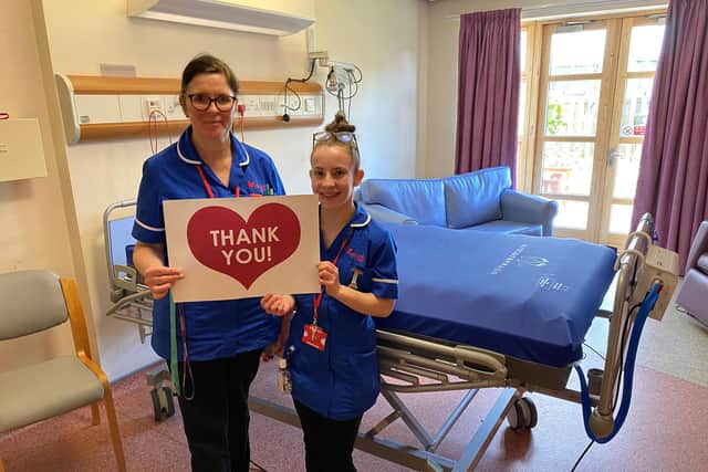 The Myton Hospices have been able to buy two cuddle beds thanks to donations and fundraising by the community. Photo supplied