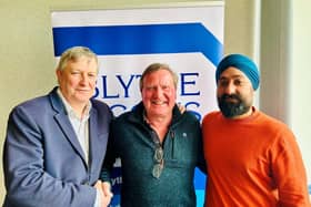 L-R David Lester (senior partner), Darryl Barnes, Jagdeep Sandher (head of dispute resolution)