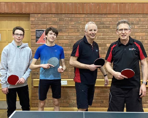 Ben Titmas and Luke Hadley of Eathorpe H played Guy Ashworth and Dave Hawker of Eathorpe F in Division D.