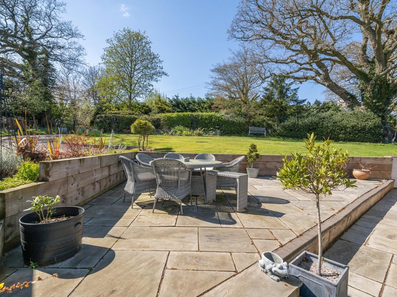The garden. Photo by DM & Co. Homes