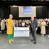 Police and Crime Commissioner Philip Seccombe and Deputy Police and Crime Commissioner Emma Daniell with representatives of the many funded projects. Picture supplied.