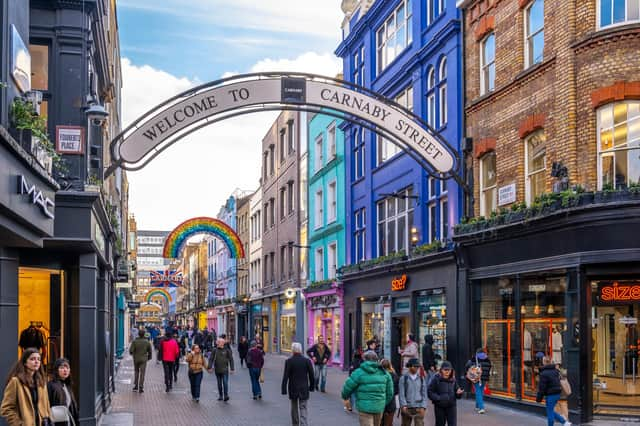 Welcome to Carnaby Street and adjoining Soho