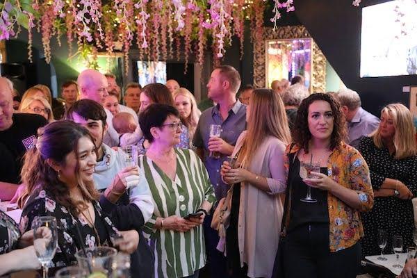 The art exhibition at Ronnie's Bar has been hailed a success. Photo by Alex Harvey of RiVR