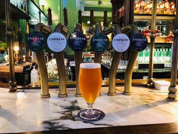 The full Empress range was the only beer on tap at pre-parties for the awards hosted by The Langham Hotel, as well as an after-party held at Michel Roux Jr’s Wigmore Tavern. Photo supplied