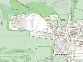 Extract from the WDC website - the areas in white on the Woodcote Estate have been stripped of Green Belt status. Courtesy of Warwick District Council.
