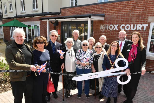 The launch of Knox Court.