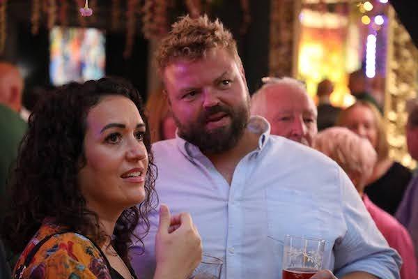 Many people attended the art exhibition at the bar. Photo by Alex Harvey of RiVR