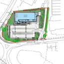 The proposed site plan. Image Whittam Cox Architects