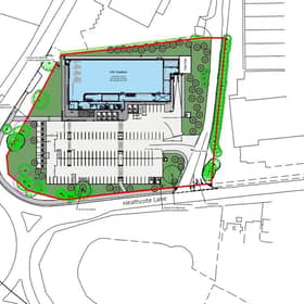 The proposed site plan. Image Whittam Cox Architects