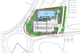The proposed site plan. Image Whittam Cox Architects