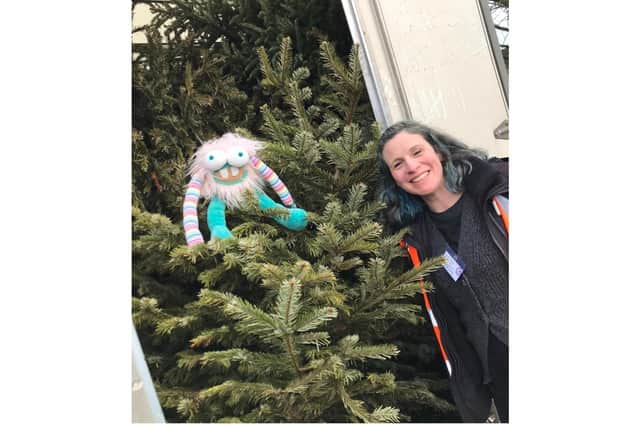 Coventry and Warwickshire’s Charity Christmas Tree Collection has announced its collection dates for 2024, celebrating its fifth year of shredding trees and raising funds. Picture shows volunteers Chester (left) and Emma (right) during a previous collection. Photo supplied