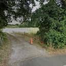 The familiar sight of the entrance to the car boot field off Alwyn Road. This will disappear if Taylor Wimpey gets its way. Photo: Google Street View.