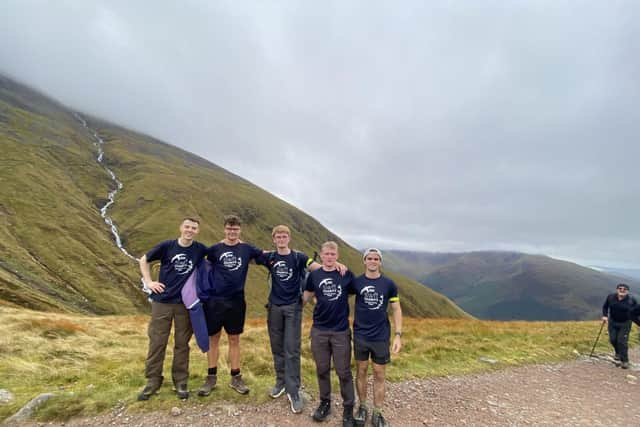 The start at Ben Nevis. Photo supplied