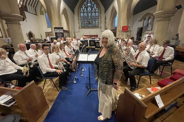 Former mayor Fay Ivens has taken over as president of Shipston's brass band.