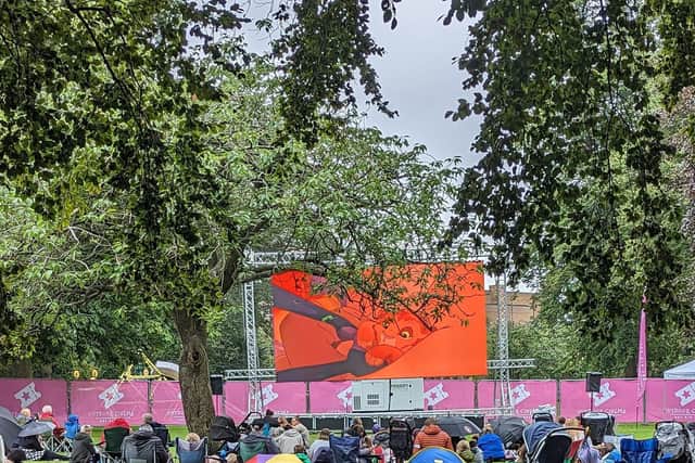 Head to the park for the outdoor cinema. Picture: Rugby Town.