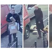 CCTV images have been released of three men who might be able to help officers investigating a post van being stolen in Kenilworth last year. Photo by Warwickshire Police