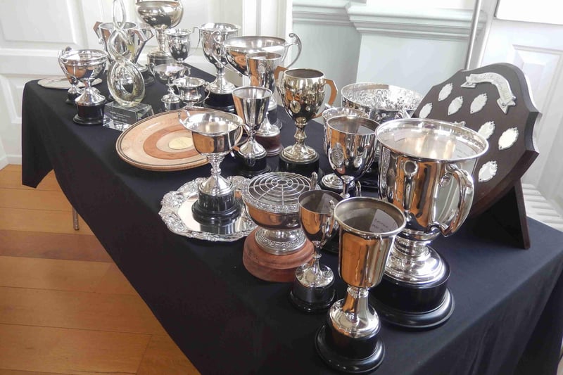 The trophy table. Photo supplied