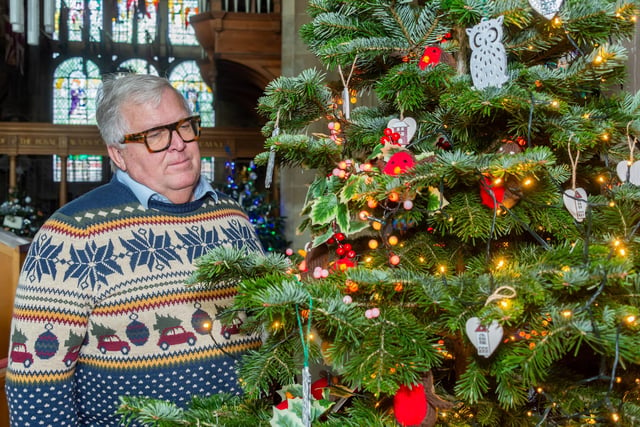 St. Marys Church, Warwick is celebrating the largest number of decorated trees ever this year, with it's annual Christmas Tree Festival, now open to the public.

Pictured: Richard Warren

Photo by Mike Baker