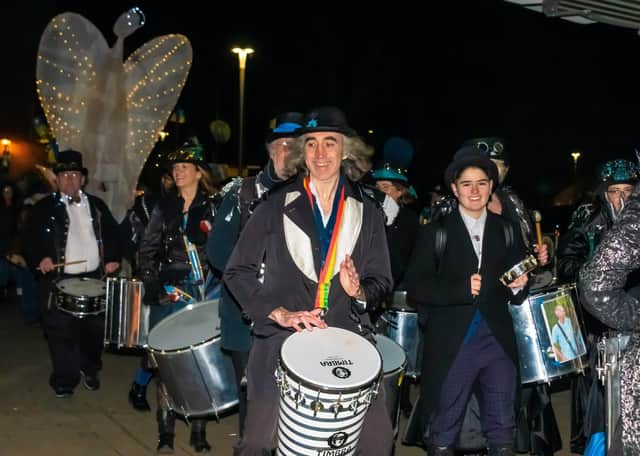 The Samba band. Patrick Joyce.
