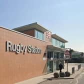 Rugby Train Station.