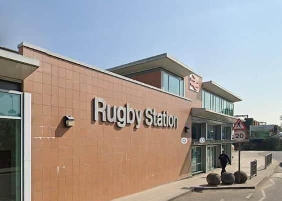 Rugby Train Station.