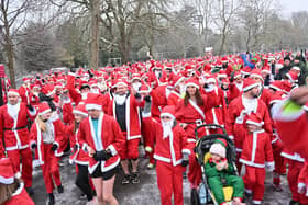 The Myton Santa Dash will return to Leamington in December. Photo supplied