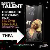 Thea got through at this week's comptition.