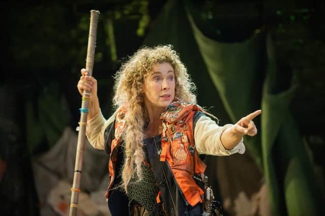 Alex Kingston is the first ever Prospero in the new production of The Tempest at the RST, Stratford-on-Avon