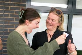 Lauren's delighted at Southam College.
