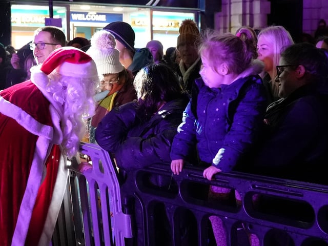 Photo from The Leamington Christmas Lights Switch-on 2024.