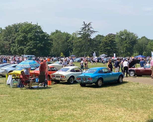 Cars at last year’s event.