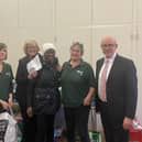Warwick and Leamington MP Matt Western visited The Trussell Trust's foodbank in Saltisford to show support for foodbanks across both towns. Picture supplied.