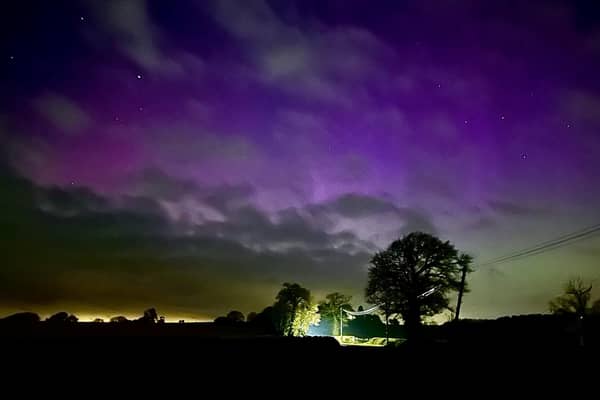 These photos of the Northern Lights were taken near Warwick last night by Aaron Mulgrew