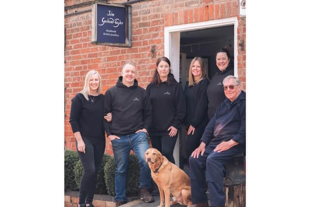The John Garland-Taylor team at the workshop at Hatton Shopping Village. Photo supplied by John Garland-Taylor