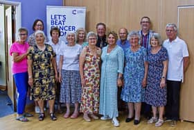 Past and current members of the Leamington Spa & Warwick Committee for Cancer Research UK are celebrating having raised more than £1.5 million for the cause over the past 70 years since the group was formed in 1952. Photo by Keith Owens.