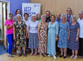 Past and current members of the Leamington Spa & Warwick Committee for Cancer Research UK are celebrating having raised more than £1.5 million for the cause over the past 70 years since the group was formed in 1952. Photo by Keith Owens.